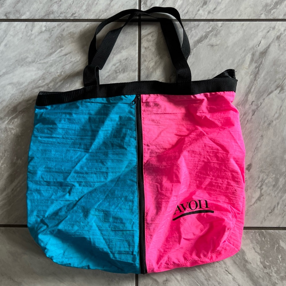 Vintage Avon bag 1990s zip-up tote duffel RARE